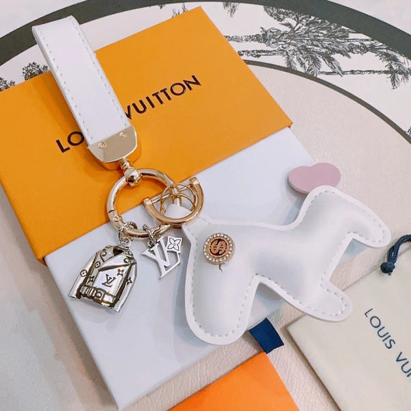 LV White Horse Charm