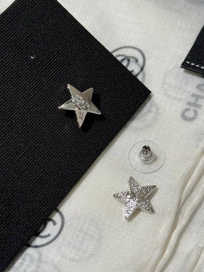 Chanel 2026 Star Double C Small Earrings