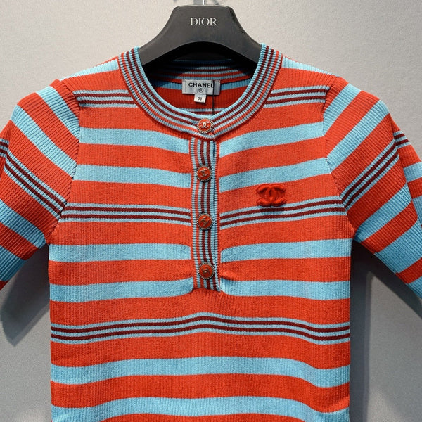 CC 2026 Shirt Orange Blue Wool 402073