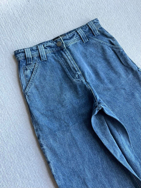 Chanel 2026 Jean Blue and White Cotton 360032