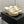 THICK SOLE WEDGE SLIPPERS IN WHITE LAMBSKIN AND BEIGE RUBBER