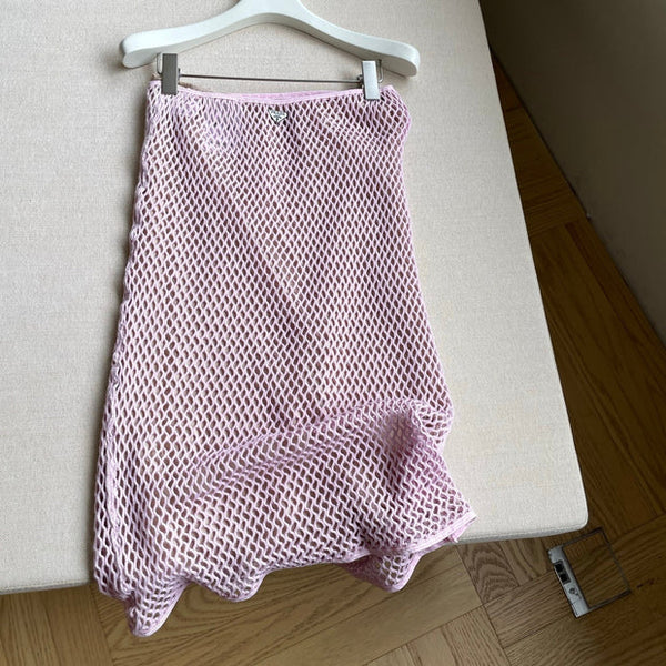 Pra 2026 Skirt Pink Mesh 654487