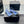 CC Slingback 2.5cm Cobalt Blue Black Tweed Fabric