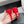 Alaia 25 Spike High Heel Mules Red Lampskin 293183