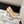 POINTED HIGH PUMPS IN LUXE BEIGE PATENT CALFSKIN WITH CRYSTAL BUCKLE