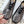 MM Tabi 6-Point Toe Lace-up Shoes Dark Grey Metalic Calfskin 558424