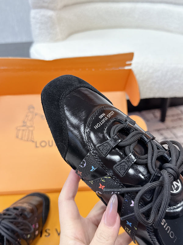 LV Sneakerina Sneaker Black Patent Leather 616967
