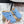 LV Cosy Comfort Mules Blue Brown Monogram Suede 616983