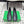 BV Charlotte Ballet Flat Black Woven Leather 769996