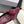 Prad Floral Detail Flats Burgundy Suede 120977