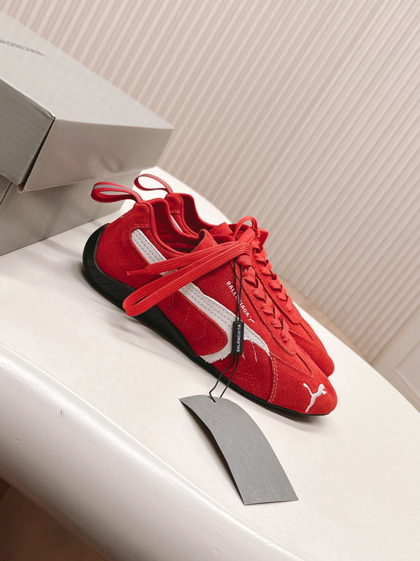 Puma x Balenciaga Speedcat Sneaker Red Suede 565086