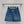 LV 25 Skirt Suit Series Personality Denim Blue Cotton