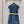 LV 25 News Denim Dress Blue Cotton