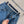 LV 25 Skinny Jeans Blue Cotton