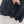 Fendi 2025 Long Pleated Lace Dress Black Polyester