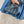 Fendi 2025 Pleated Denim Skirt Blue Cotton