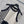 CD 2025 Suspender Skirt Black White Polyester