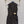 LV 25 Classic Logo Denim Vest Dress Black Cotton