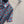 LV 25S Cherry Printed Dress Blue Red Poliester