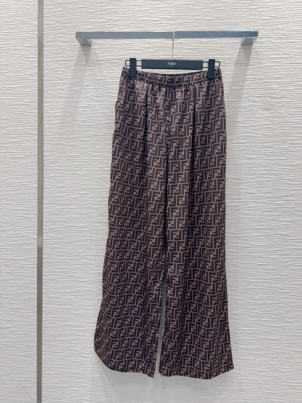 Fendi 25 Suit Brown Polyester Fiber