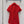 GG Crêpe Dress With Double G Button Red Wool 346689