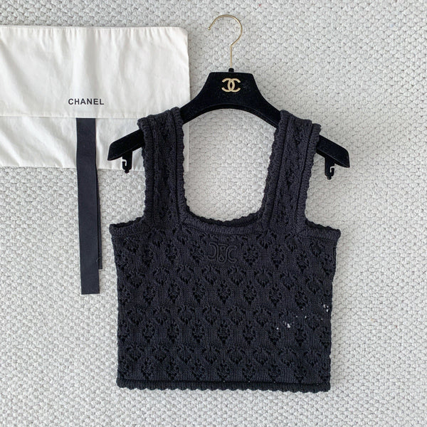 CL Camisole Vest Cotton Pointelle 380647