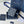 CD Diamond Saddle Passport Blue Beige Cowhide