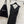 YSL 26s V-Neck Maxi Dress Black White Silk 398891