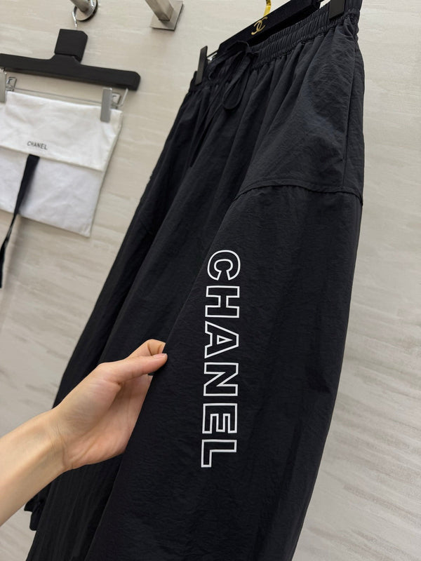CC 26s Tulip Midi Skirt Black Linen 398836