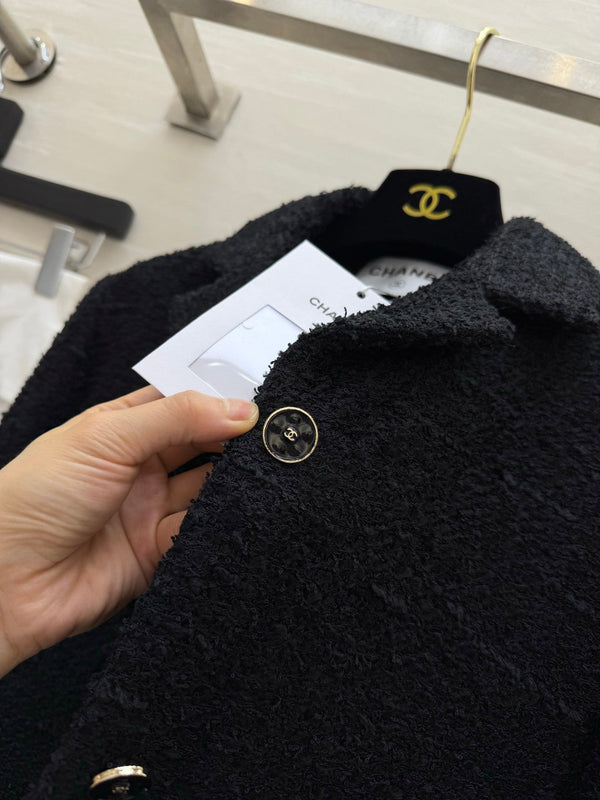 CC 26s Jacket in Black Tweed 414173