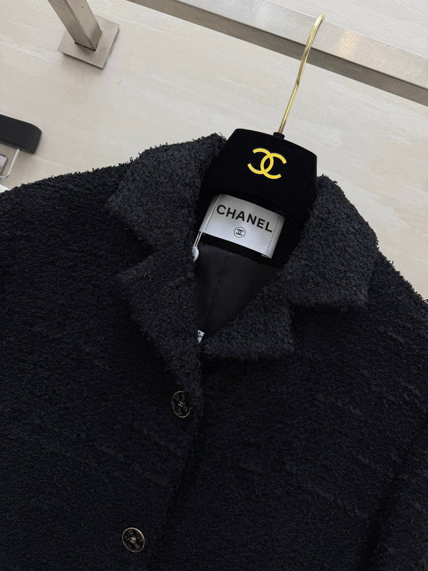 CC 26s Jacket in Black Tweed 414173