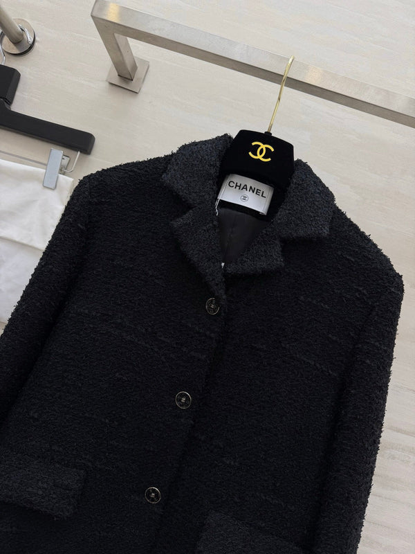 CC 26s Jacket in Black Tweed 414173