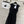 CD 26s Mid-Length Flared Dress Belt Black Wool and Silk Shantung 414143