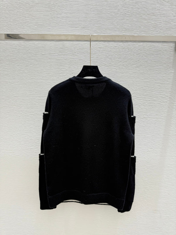 CC 25 Cardigan In Black Cashnere 286347