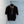 LV 25 Lace Stand-Up Collar Ribbon Short-Sleeved Shirt Black Wool Silk
