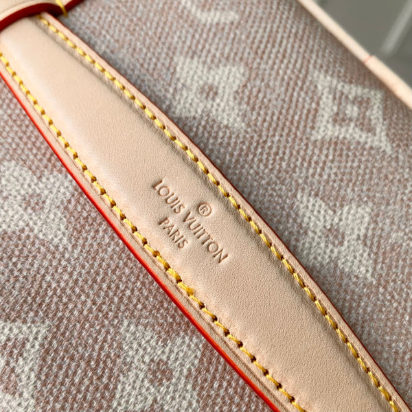 LV 2025 Nice Bag 20cm Beige Canvas 346583