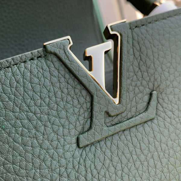 LV 2025 Capucine Bag Green Cowhide