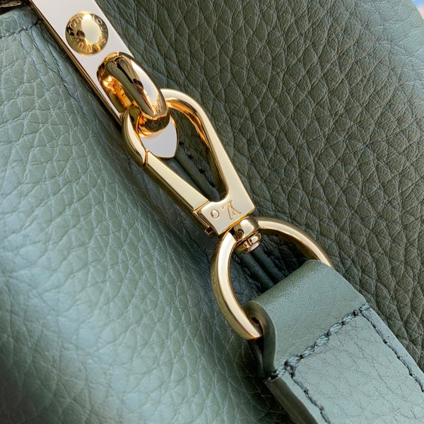 LV 2025 Capucine Bag Green Cowhide