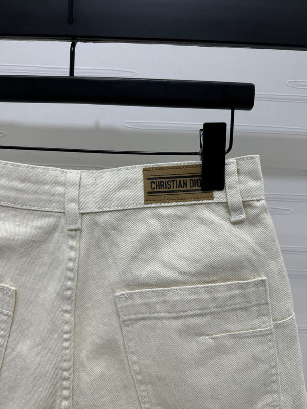 Dior 25 Short Beige Monogram Cotton233481