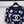 CC Double C Floral Jacquard Long-Sleeved Sweater Navy Blue Cashemere 344097