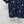 CD SS26 Embroidered Knit Polo Shirt Bird Rose Navy Blue Cashmere 351083