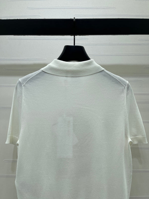 CD Dioriviera Dior Médaillon Short-Sleeved Sweater 392653