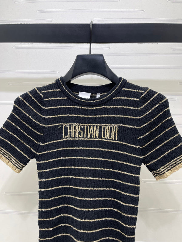 CD 26s Short-Sleeved Top Wool Acrylic Nylon Polyester 401611