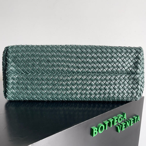 BV Large Cabat Bag 51cm Green Leather GHW