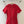 CD 25 Round Neck Raglan Sleeve Dress Red Polyester