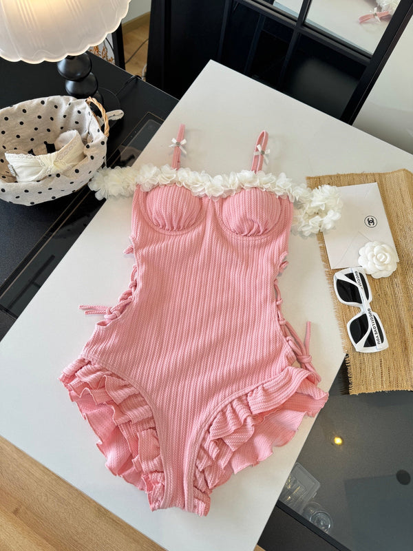 Miu Miu Bikini Pink Cotton 185842