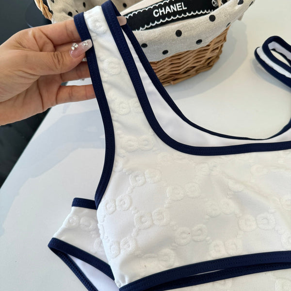 Gucci 26s Two-Piece White Cotton 184236