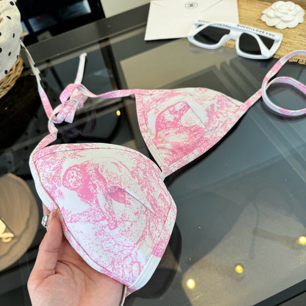 CD 26s Two-Piece Bikini Pink Colorful 201825