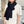 LV Men Scarf 180cm Black Wool 967168