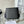 Pra 2M0513 Logo-Debossed Wallet 11cm Black lychee-grained cowhide